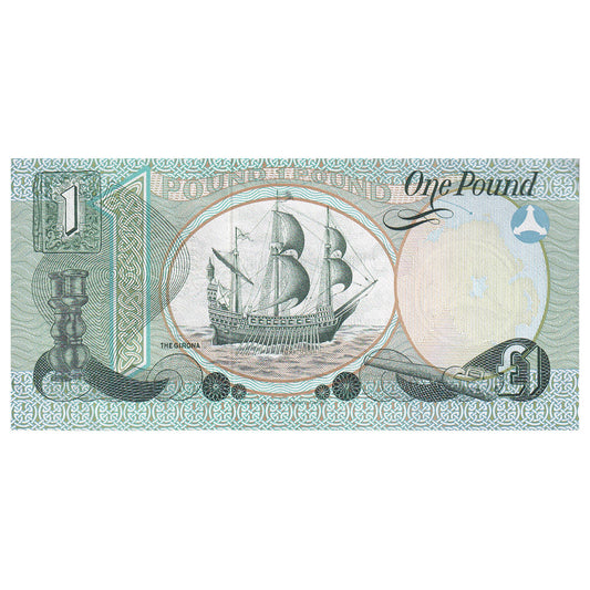 Bankovka,
Severní Irsko,
1 libra