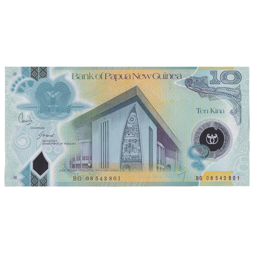 Bankovka,
Papua Nová Guinea,
10 Čína