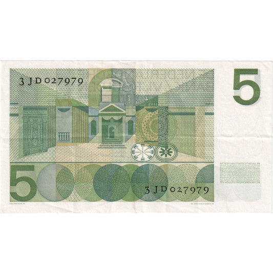 Nizozemí,
5 zlatých,
1966-04-26
