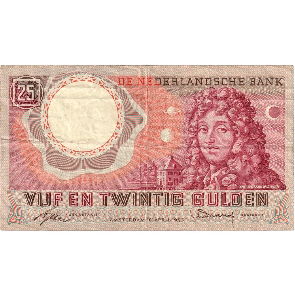 Bankovka,
Nizozemí,
25 zlatých