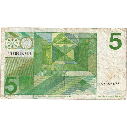 Nizozemí,
5 zlatých,
1973-03-28