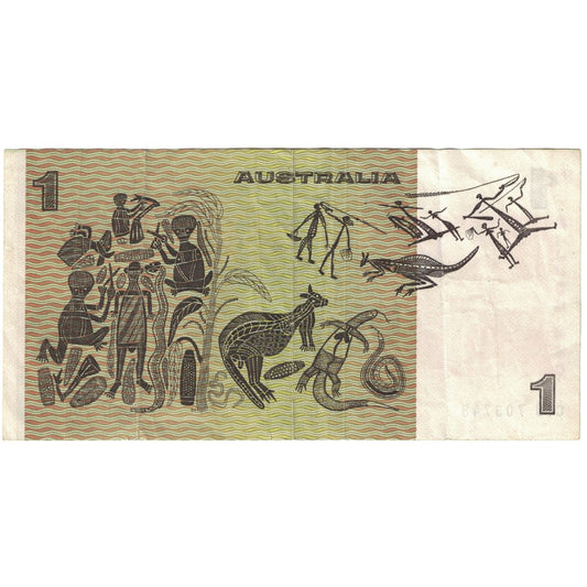Bankovka,
Austrálie,
1 dolar