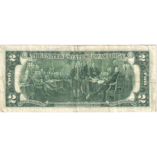 Spojené státy,
2 dolary,
1976