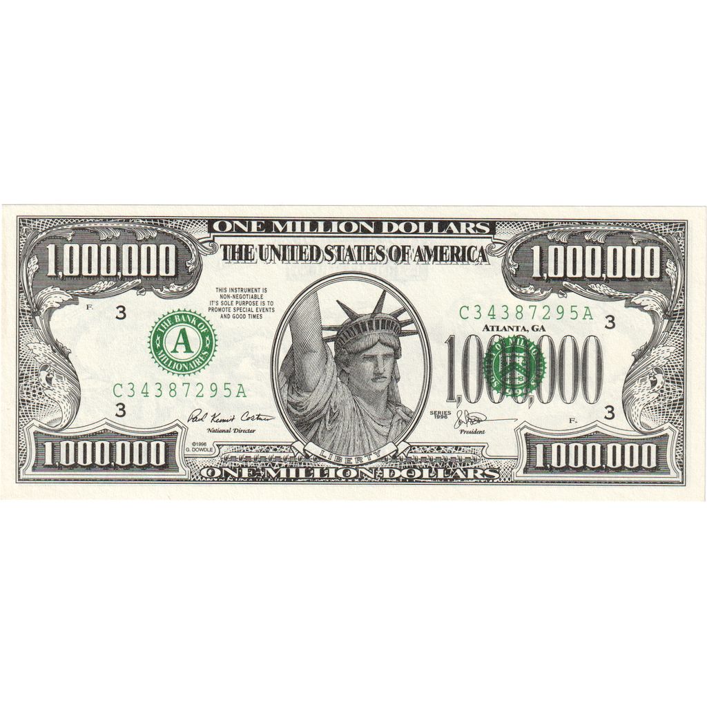 Spojené státy,
Dolar,
1996
