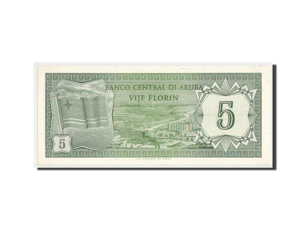 Bankovka,
Aruba,
5 Florin