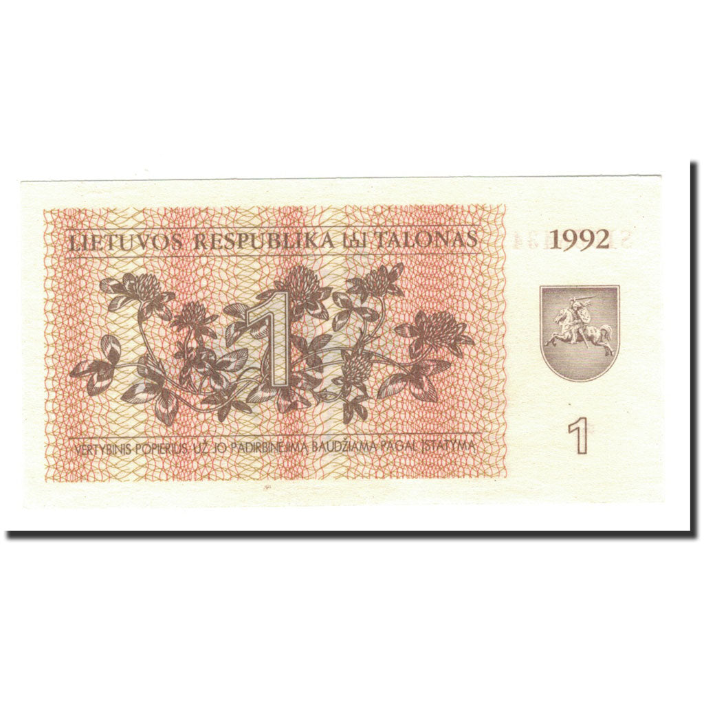 Bankovka,
Litva,
1 (talonas)