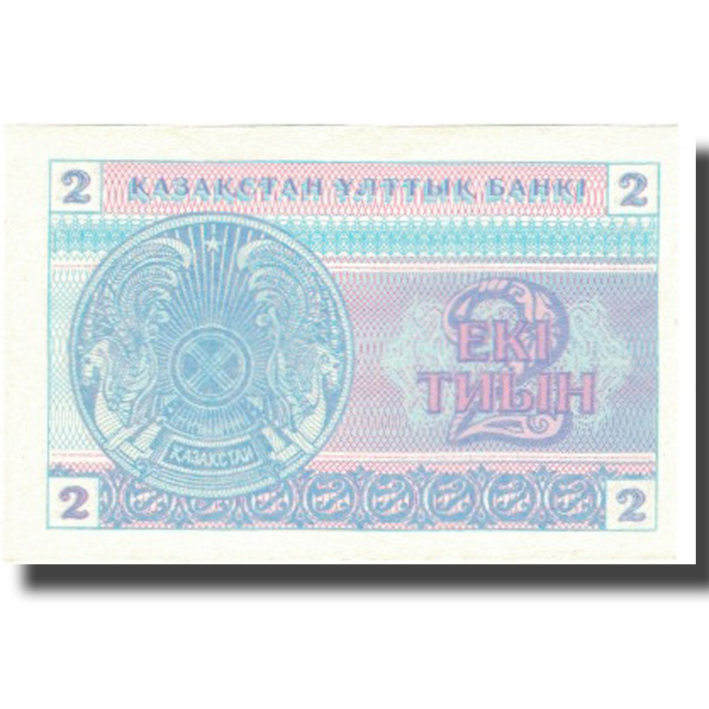 Bankovka,
Kazachstán,
2 Tyin