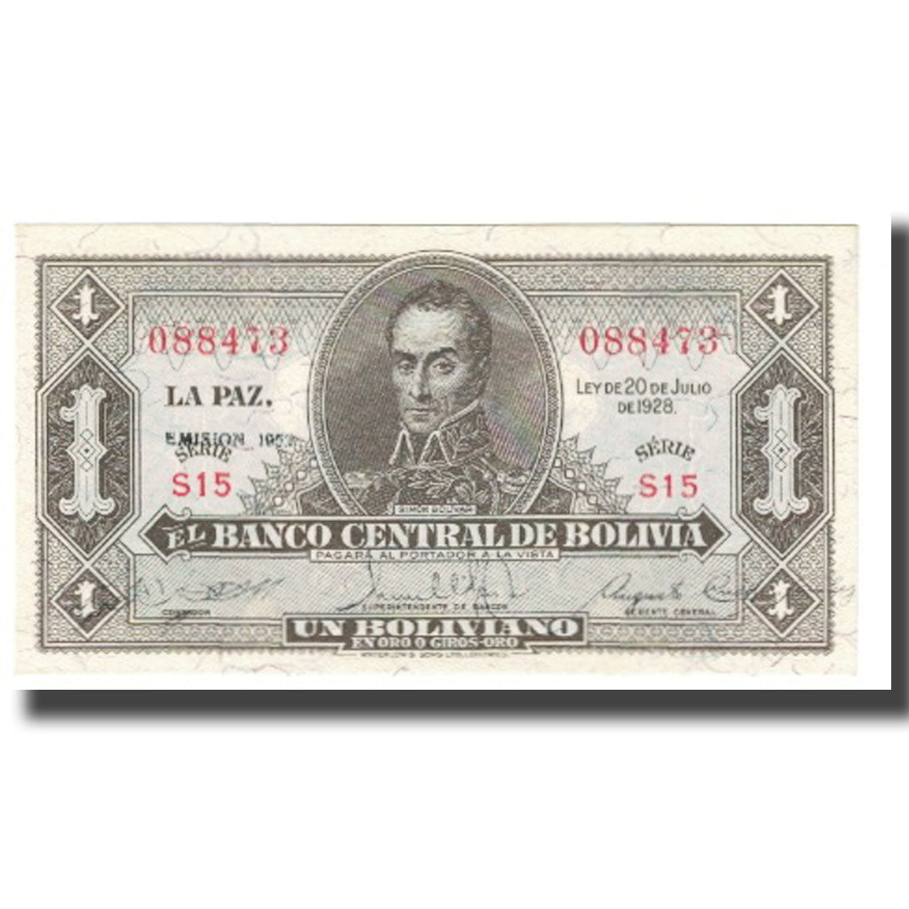 Bankovka,
Bolívie,
1 Boliviano