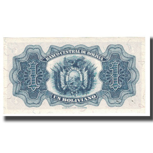 Bankovka,
Bolívie,
1 Boliviano