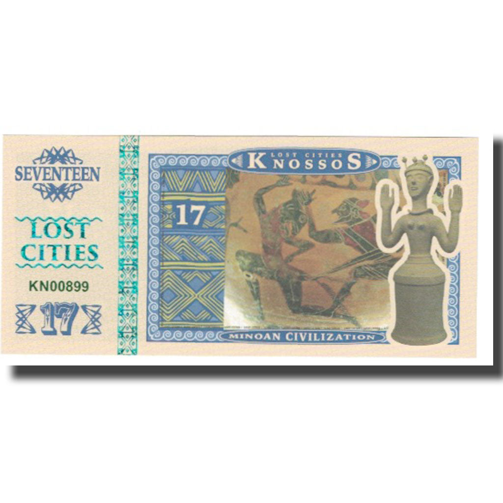 Bankovka,
Řecko,
KNOSSOS