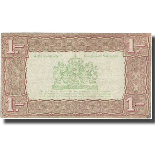 Bankovka,
Nizozemí,
1 zlatý