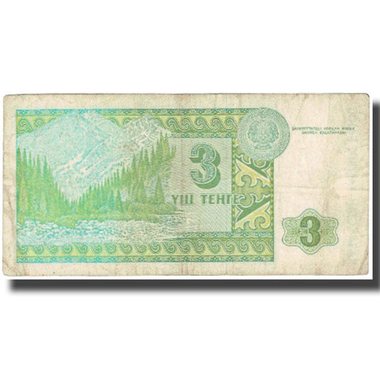 Bankovka,
Kazachstán,
3 Tenge