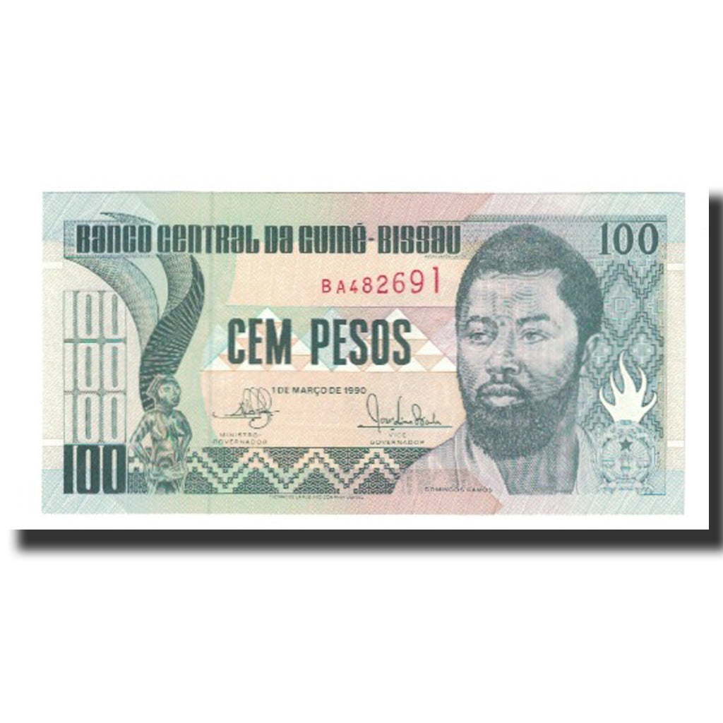 Bankovka,
Guinea-Bissau,
100 pesos