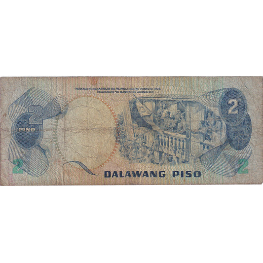 Bankovka,
Filipíny,
2 Piso