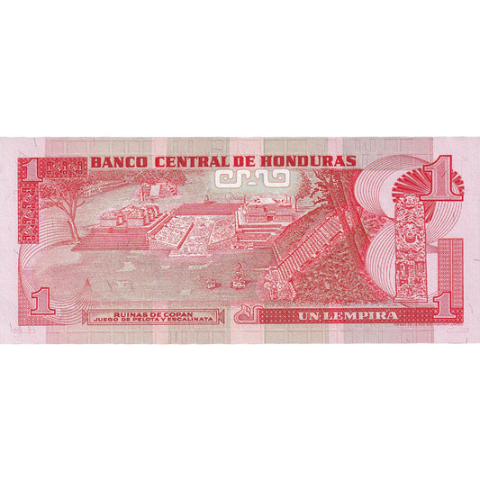 Bankovka,
Honduras,
1 Lempira