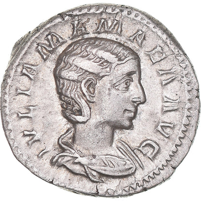 Mince, 
  
  Julia Mamaea, 
  
  denár