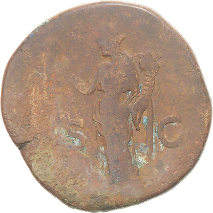 Mince, 
  
  Hadrián, 
  
  Sestertius