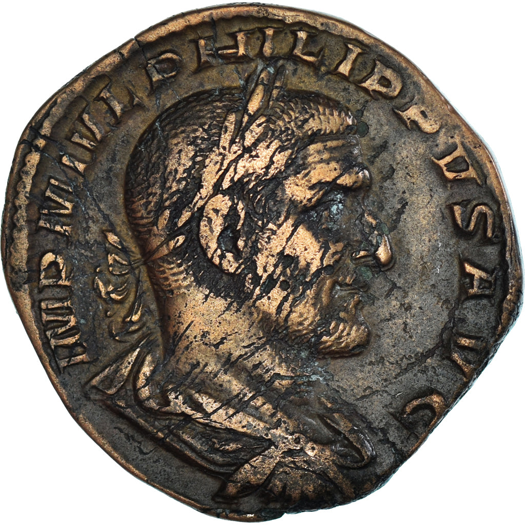 Mince, 
  
  Filip I, 
  
  Sestertius