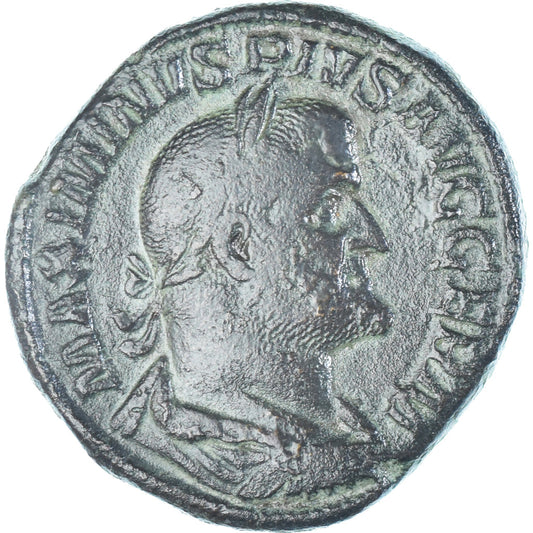 Mince, 
  
  Maximinus I Thrax, 
  
  Sestertius
