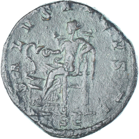 Mince, 
  
  Maximinus I Thrax, 
  
  Sestertius