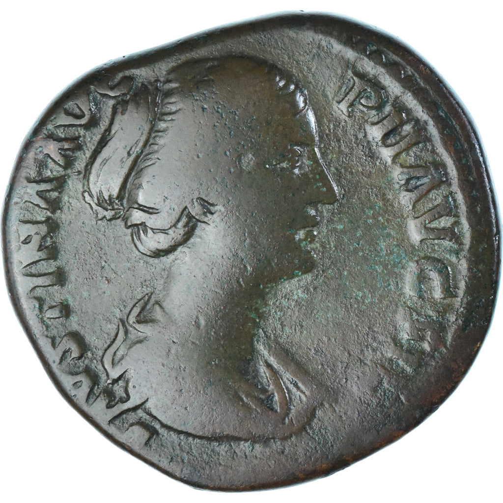 Mince, 
  
  Faustina I, 
  
  Sestertius
