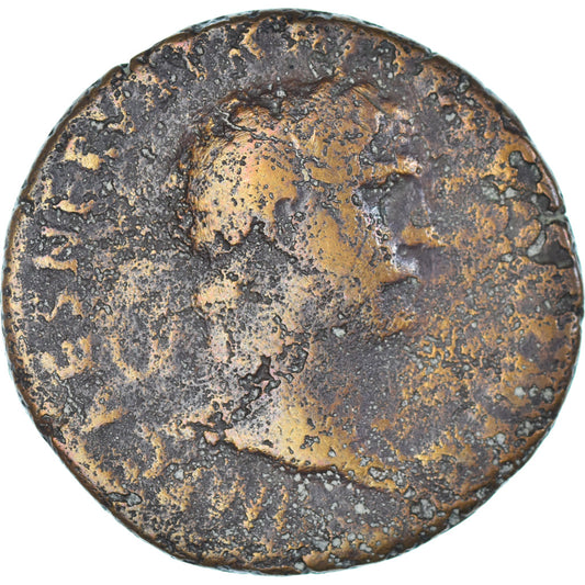 Mince, 
  
  Trajan, 
  
  Sestertius