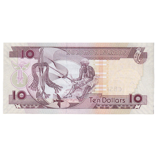 Bankovka, 
  
  Šalamounovy ostrovy, 
  
  10 dolarů