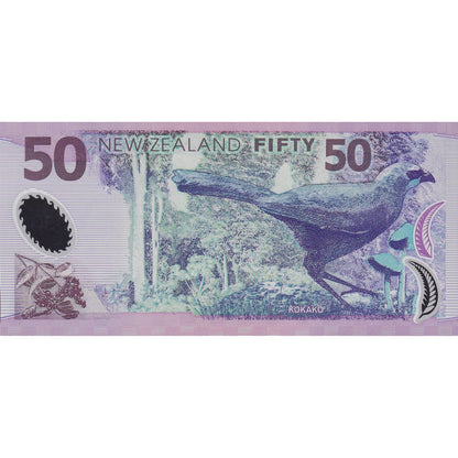 Bankovka, 
  
  Nový Zéland, 
  
  50 dolarů