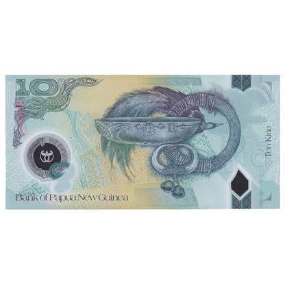Bankovka, 
  
  Papua Nová Guinea, 
  
  10 Čína