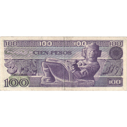 Bankovka, 
  
  Mexiko, 
  
  100 pesos