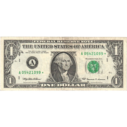 Spojené státy, 
  
  1 dolar, 
  
  1999