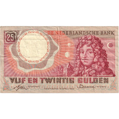 Bankovka, 
  
  Nizozemí, 
  
  25 zlatých