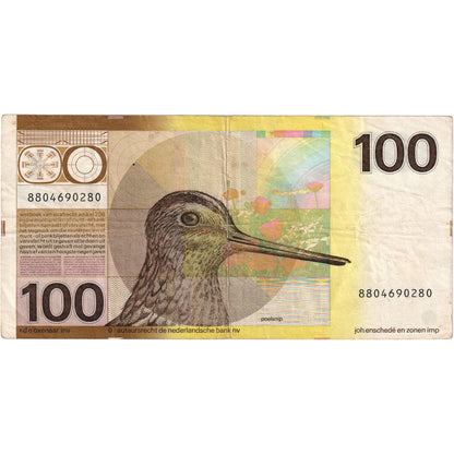 Nizozemí, 
  
  100 zlatých, 
  
  1977-07-28