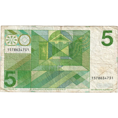 Nizozemí, 
  
  5 zlatých, 
  
  1973-03-28