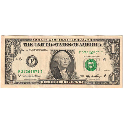 Spojené státy, 
  
  1 dolar, 
  
  UNC(63)