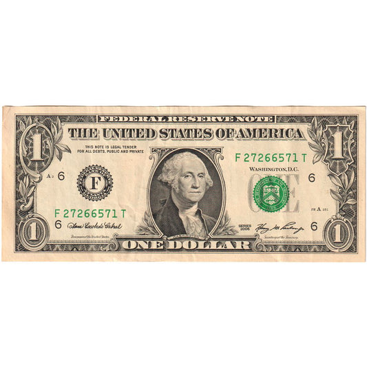 Spojené státy, 
  
  1 dolar, 
  
  UNC(63)