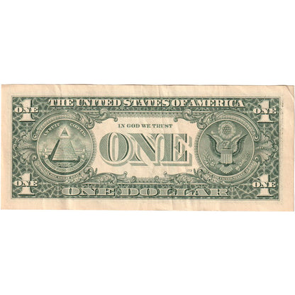 Spojené státy, 
  
  1 dolar, 
  
  UNC(63)