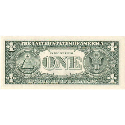 Spojené státy, 
  
  1 dolar, 
  
  UNC(65–70)