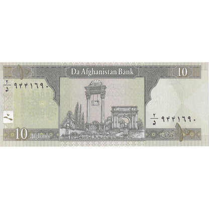 Afghánistán, 
  
  10 Afghánců, 
  
  2002