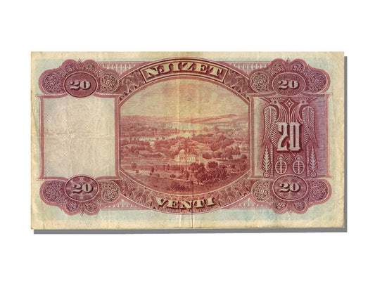 Bankovka, 
  
  Albánie, 
  
  20 Franka Ari