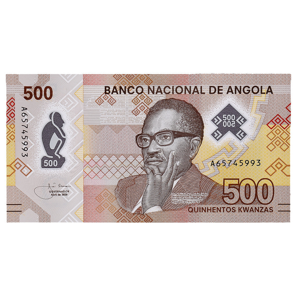 Bankovka, 
  
  Angola, 
  
  500 kwanz