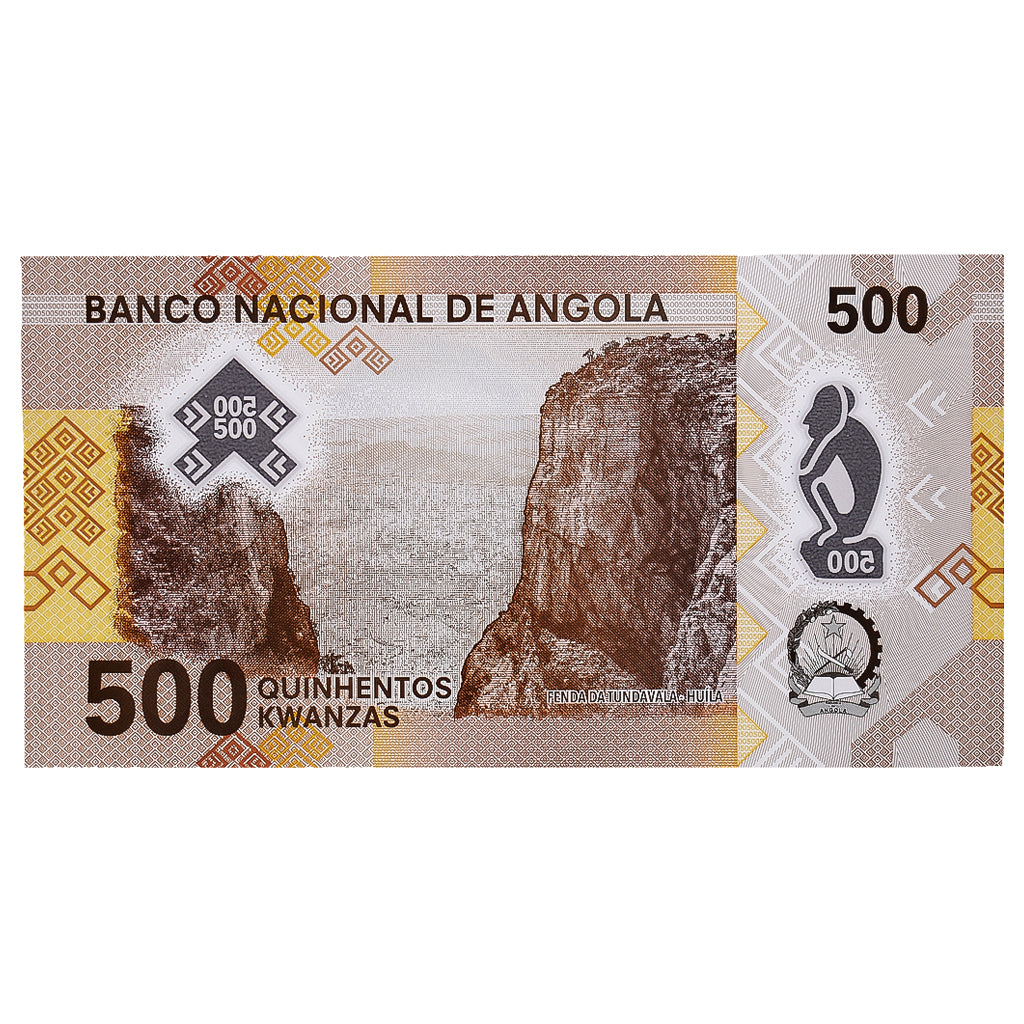 Bankovka, 
  
  Angola, 
  
  500 kwanz
