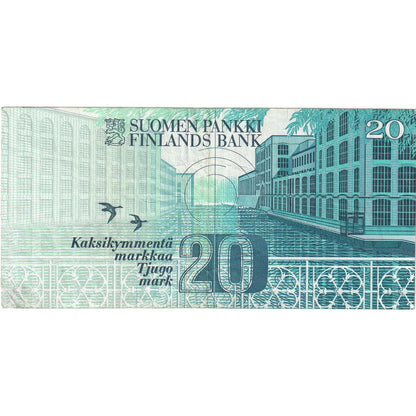 Finsko, 
  
  20 Markkaa, 
  
  VF(30-35)
