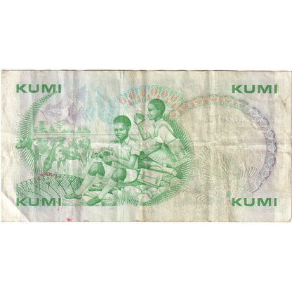 Keňa, 
  
  10 šilinků, 
  
  1987