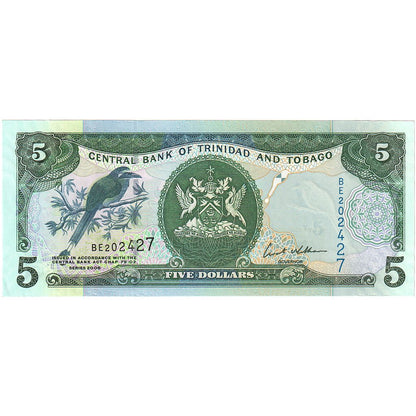 Trinidad a Tobago, 
  
  5 dolarů, 
  
  2006