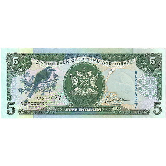 Trinidad a Tobago, 
  
  5 dolarů, 
  
  2006