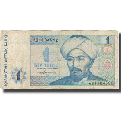 Bankovka, 
  
  Kazachstán, 
  
  1 Tenge