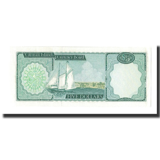 Bankovka, 
  
  Kajmanské ostrovy, 
  
  5 dolarů