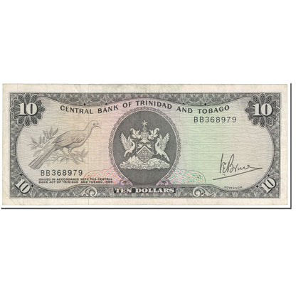 Trinidad a Tobago, 
  
  10 dolarů, 
  
  Nedatováno (1964)