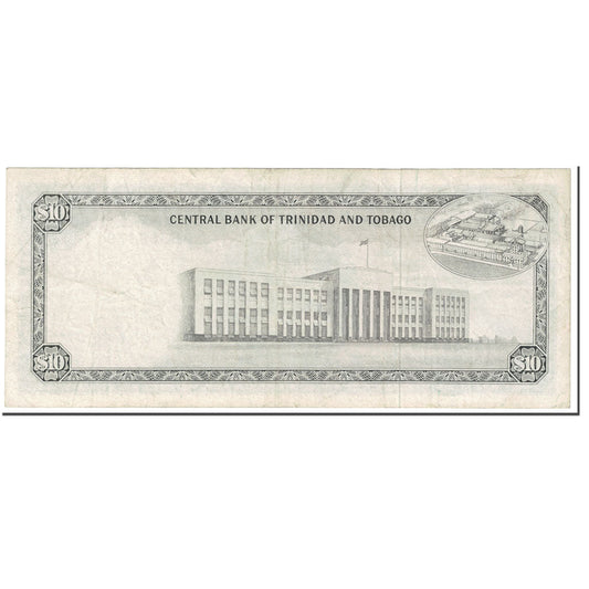 Trinidad a Tobago, 
  
  10 dolarů, 
  
  Nedatováno (1964)